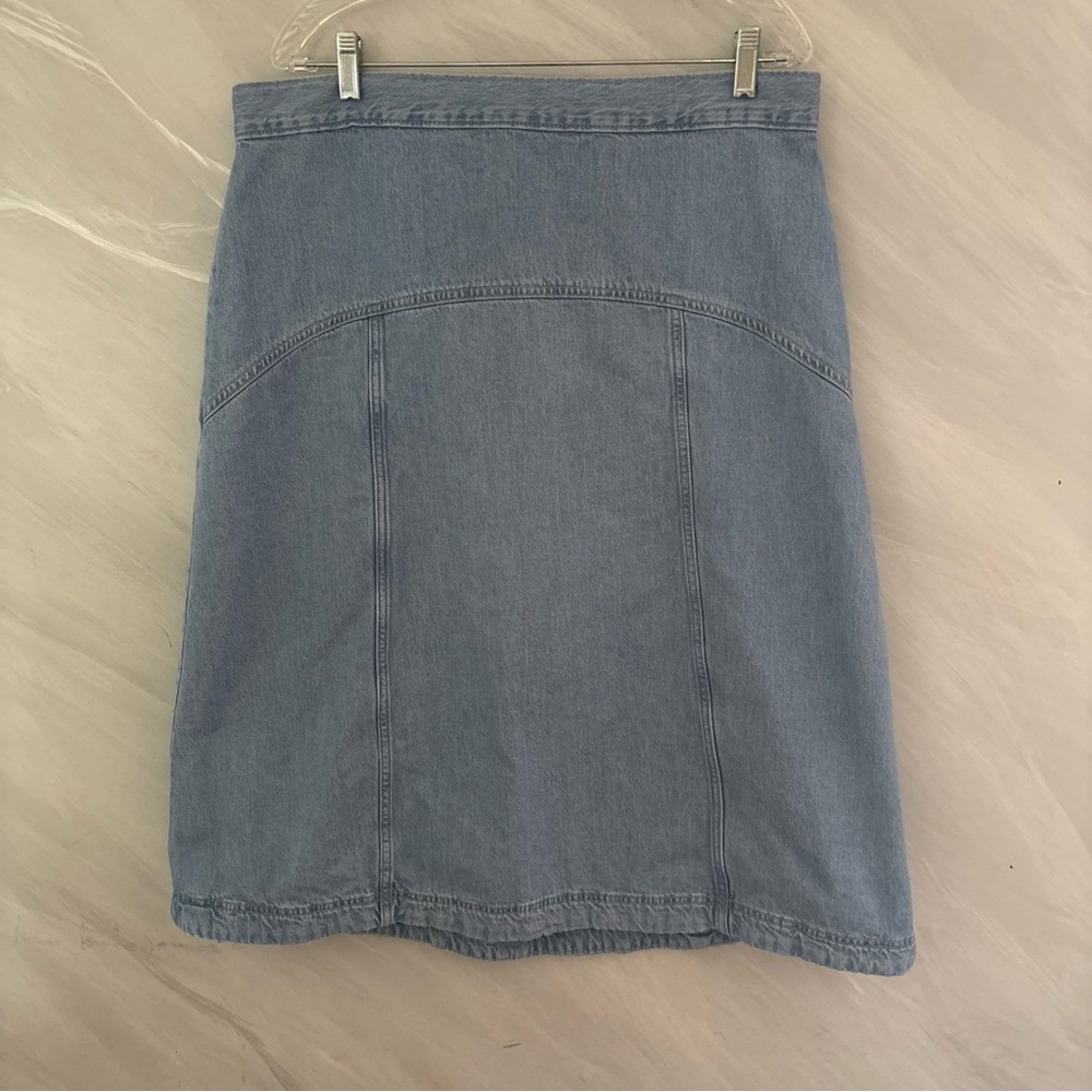 Old Navy Women’s 14 High-Rise Drapey Denim Midi Skirt